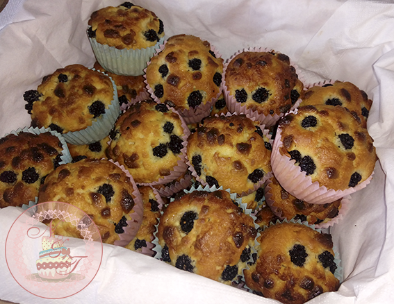 Muffins moras y chocolate 1
